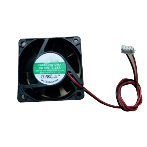 Cooling Fan DA06025S12HA DC12V 0.25A 6CM 4PIN 2Lines New