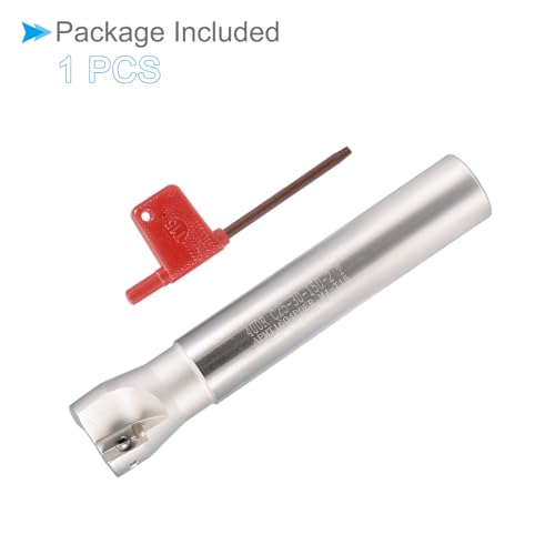 Image of Indexable End Mill, 2 Flutes 1.2 inch Cutting Diameter, 90 Degree BAP400R R0.8 for APMT1604 Carbide Insert - (Applications: for Steel Milling)