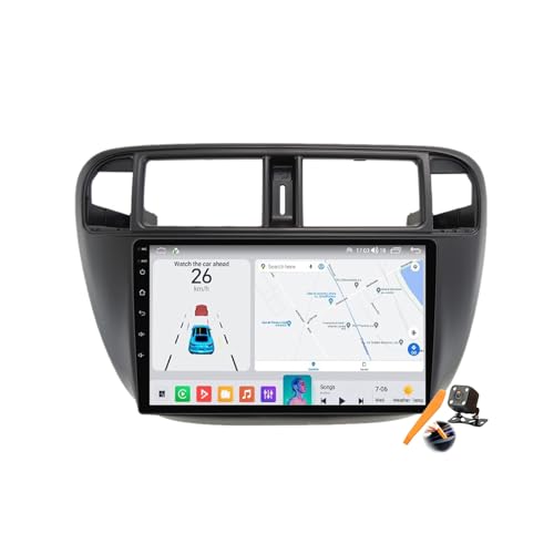Autoradio GPS pour Civic 1995-2001 YLOXFW Android 15.0 écran 9 pouces