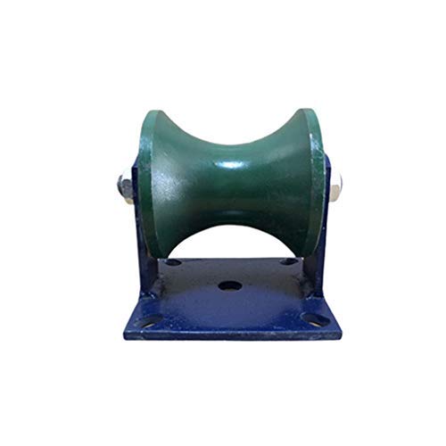 Rouleaux à écrou en U en fonte de 125 mm pour un guidage de portail d'exception