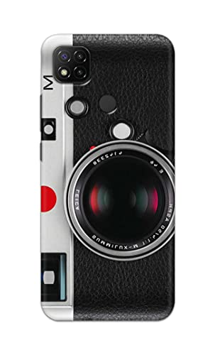 Image of Printed Hard Back Cover Case for Mi Redmi 9 Activ | Mi Redmi 9 Back Cover (Vintage Camera) -1302