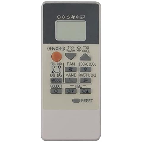 RU18A Remote Control Replacement - New RU18A air Conditioner Replace Remote Control for Mitsubishi RU18A AC A/C Remote Controller Cover