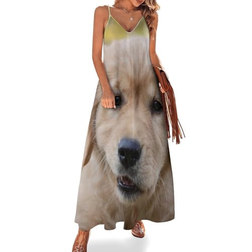 Robe longue pour femme ete sans manches au style chic