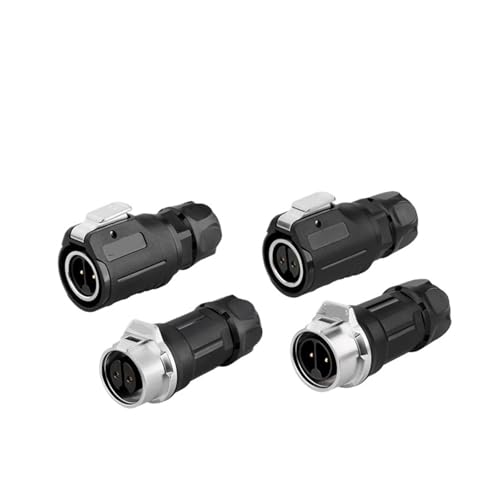 Conector reverso LP-16 de metal y plástico impermeable miniatura 1
