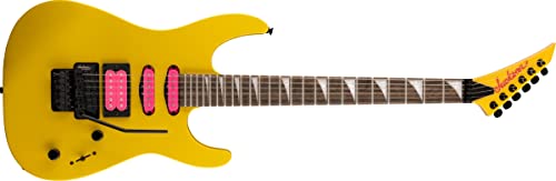 Jackson X Series Dinky™ DK3XR HSS, Laurel Fingerboard, Caution Yellow - Les Beatles, Paul McCartney, John Lennon, RIngo Starr, George Harrison Jackson X Series Dinky™ DK3XR HSS, Laurel Fingerboard, Caution Yellow – Image 3