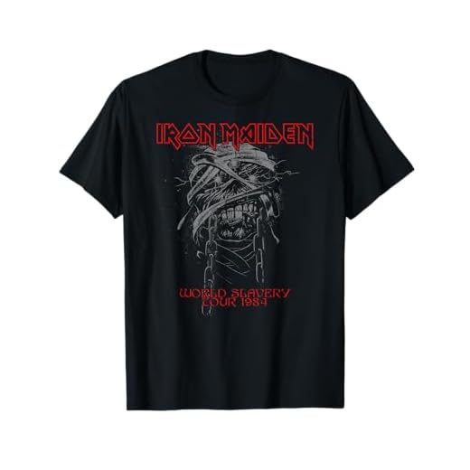 Iron Maiden - World Slavery 1984 Camiseta