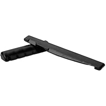 Acoustic Guitar Bridge Pins Saddle Nut Set, Plastic 6 String Replacement Kit - 8 Piece Repair Parts | Bridge String Pegs and Nut Saddle Hardware for Setup, Restringing, Maintenance 1pair black