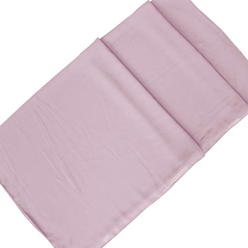 Image of LMVERNA Solid Color Bubble Chiffon Scarf for Women Fashion Soft Hijab Long Scarf Wrap Scarves