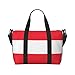 Austrian flag Printed women's handbag, portable crossbody bag, suitable for fitness, travel.