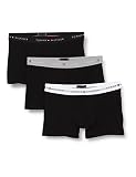 Tommy Hilfiger Herren 3P WB Trunk 763 Retroshorts, Grey Heather/Black/White, L (3er Pack)
