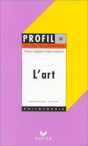 Profil philosophie : L'art notions philosophiques