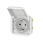 Legrand – LEGRAND, Plexo New Einsatz, Feuchtraum-Steckdose, Schuko-Sta