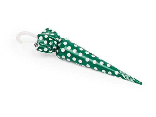 Parapluie en chocolat à pois - vert