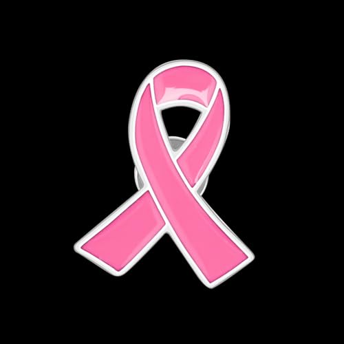 Image of 6Pcs Awareness Enamel Ribbon Lapel Pins Ribbon Brooch Pin for Charity Events Survivor Campaign Party Favors Supplies