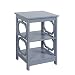 Convenience Concepts Omega End Table, Gray