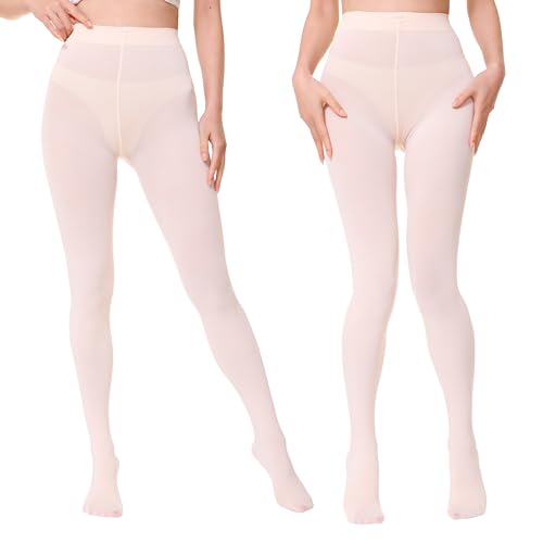 Image of EVERSWE 2 Pairs Pack Women's Opaque Tights