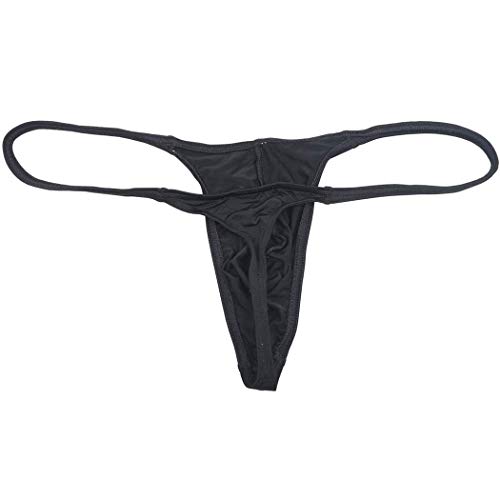 OROCOJUCO Men's Bikini Thong Underwear Slim Pouch String Tangas Second Skin Feel Sexy Low Rise T-back3