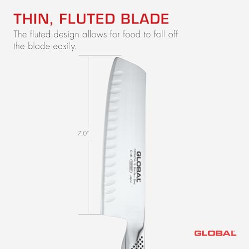 Global G-81-7" Hollow Ground Vegetable Knife