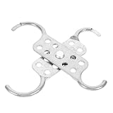 GETAJGHSD Cerrojo de Seguridad de Aluminio 8 Orificios y Cierre Aislante, Cerradura Industrial para Bloqueo Múltiple en Puertas y Áreas de Trabajo, Resistente y Portátil