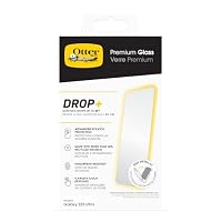 OtterBox Premium Glass Screen Protector for Samsung Galaxy S25 Ultra, Tempered Glass, advanced Scratch Protection, Survives Drops up to 3ft