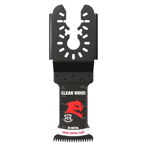 Diablo Demo Demon Universal Fit Bi-Metal Oscillating Tool Blade for Clean Wood - 1-1/4" Cutting Width, 2" Cutting Depth, 3-Pack - DOU125JBW3 by Diablo - Used condition - US$21.48