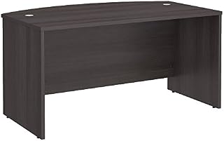 Bush Business Furniture Studio C 60W x 36D Bow Front Desk in Storm
