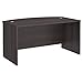 Bush Business Furniture Studio C 60W x 36D Bow Front Desk in Storm Gray