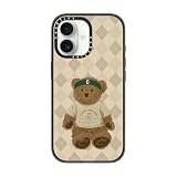 CASETiFY インパクトiPhone 17 ケース [MagSafe対応/薄型 軽量/耐衝撃] - Cafe Bear Mascot - クリア ブラック