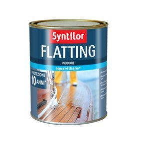 FLATTING ALL'ACQUA Syntilor Vernice Flatting 2,5 LT Acqua Protettivo Legno Protezione Estrema tonalità: Trasparente INCOLORE