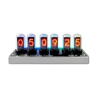 ニキシー管　クロック 世界線の変動率もわかるかも？ ニキシー管をLEDで忠実に再現した