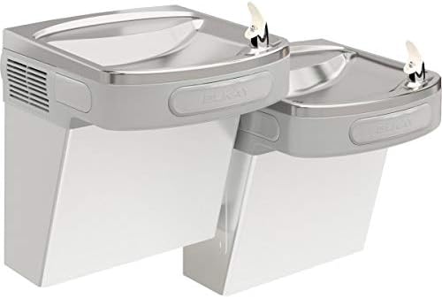 Elkay EZSTL8SC Wall Mount Bi-Level ADA Versatile Cooler, Non-Filtered, 8 GPH, Stainless