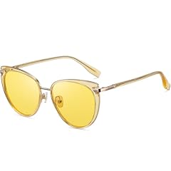 Transparent Yellow Frame Night Vision Lens