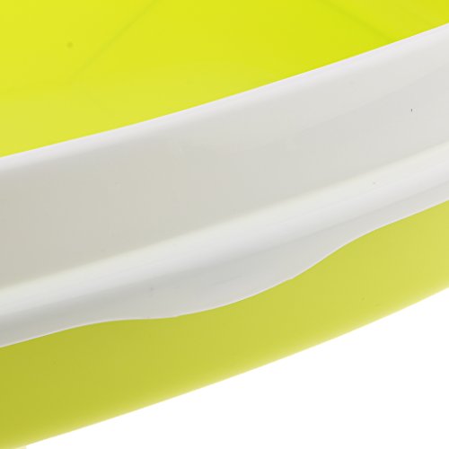 Bandeja de vaso sanitário com aro para gatos da Homozy - Verde