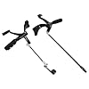 Forward Controls Pegs Levers Linkages Kit Fit for Harley Sportster Iron XL 883 1200 2014-2022 (Black)