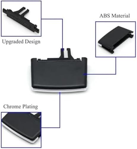 Soporte de salida de aire para Mercedes-Benz Clase E W207 2009-2012, rejilla central de 2 piezas 5