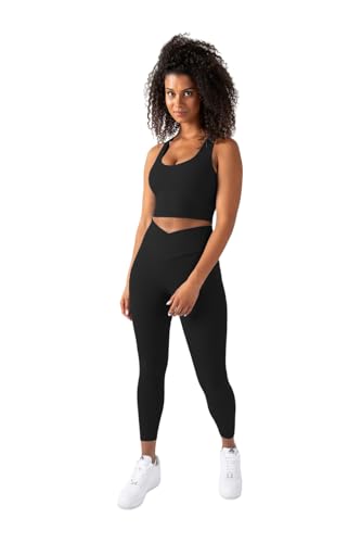Image of YITTY Active Sports Bra Tank, Tank Top for Women with Built-in Bra, Racerback, Removable Cups, Low-Impact Yoga and Gym