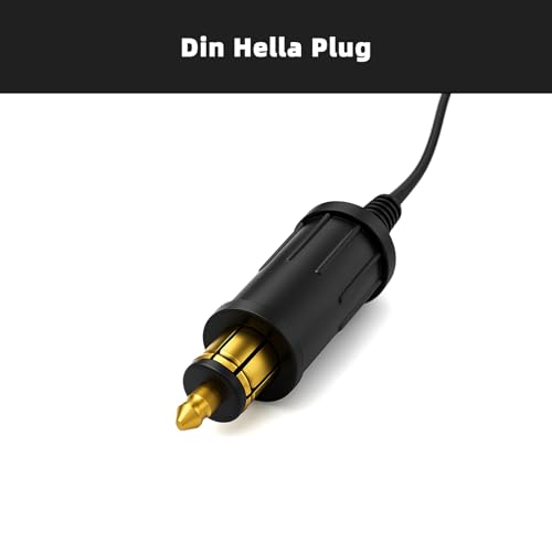 Image of Cliff Top Hella DIN 12V /24V Cigarette Lighter Adapter Compatible with BMW | Solid lock fit, Hella DIN /Powerlet plug to 12V /24V cigarette lighter socket, compatible with BMW motorcycles, phone /GPS gear
