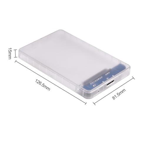 Carcasa disco duro para instalacion sin herramientas compatible con SSD y HDD 6