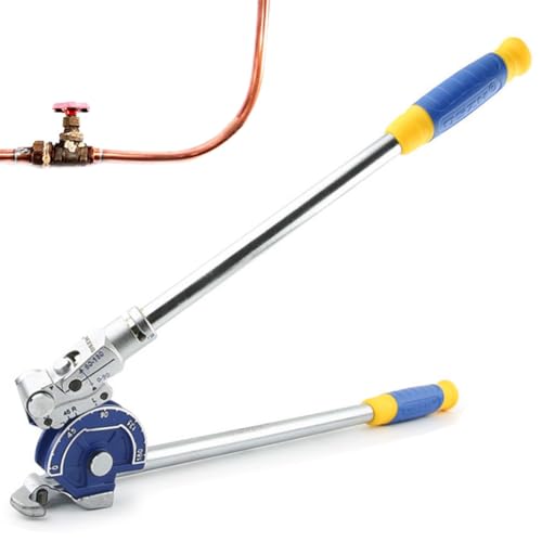 Piegatubi manuale per condizionamento d'aria - Piegatrice a 180° per tubi in rame morbido e alluminio