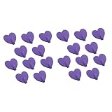 DOITOOL 20 Pcs Multifonctionnel Salle De Bain Autonome Lourd Clo Résistant Aux Serviettes Gratuit Violet Coeur Monté Outil De Dessin Animé Crochets De Cuisine Trace Collant Rack
