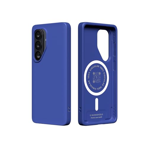 Coque MagSafe Galaxy S26 RHINOSHIELD SolidX antichoc mince protection rigide bleue