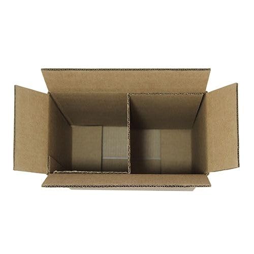 Air Sea Containers 2 x 1 Gallon Plastic Jug (BOX, PARTITION, & TOP PAD) (4G/Y11.5) Specifically Tested to Ship Industrial Plastic Gallon Jugs (Inner Dimensions: 12 3/8