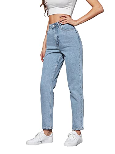 KOTTY Women High Rise Cotton Lycra Blend Ankle Length Jeans Sky Blue, 30