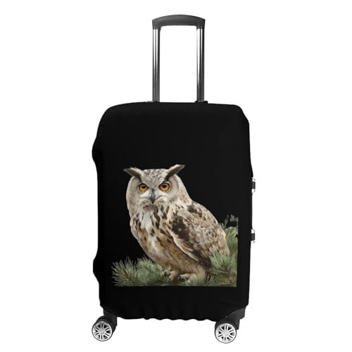 Owl Funny Travel Luggage Cover Baggage Suitcase Cover Protector Skins 19-32 Inch
