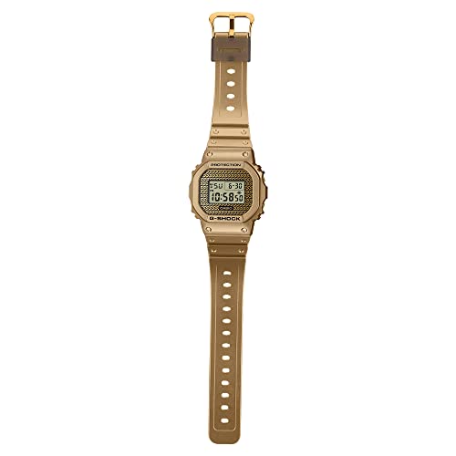 Casio G-Shock DWE-5600HG-1DR Digital Dial Gold Resin Strap Men's Watch Shock Resistant Changeable Strap G1268 - Image 5