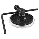 Winkeldrehmomentlehre mit Drehmomentschlüssel, Drehmomentmesser-Zifferblatt für den Automobileinsatz, einschließlich 1,27 cm Messgerät, kompatibel mit Ratsche und gebogenen Stangenwerkzeugen (schwarz)