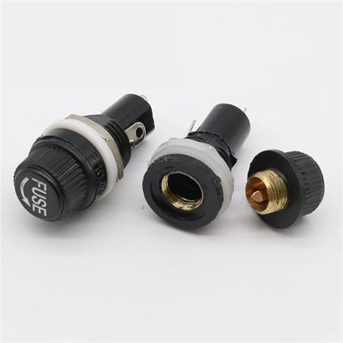 Porte-fusibles 5 x 20 mm noir protégeant efficacement vos tubes et circuits électriques