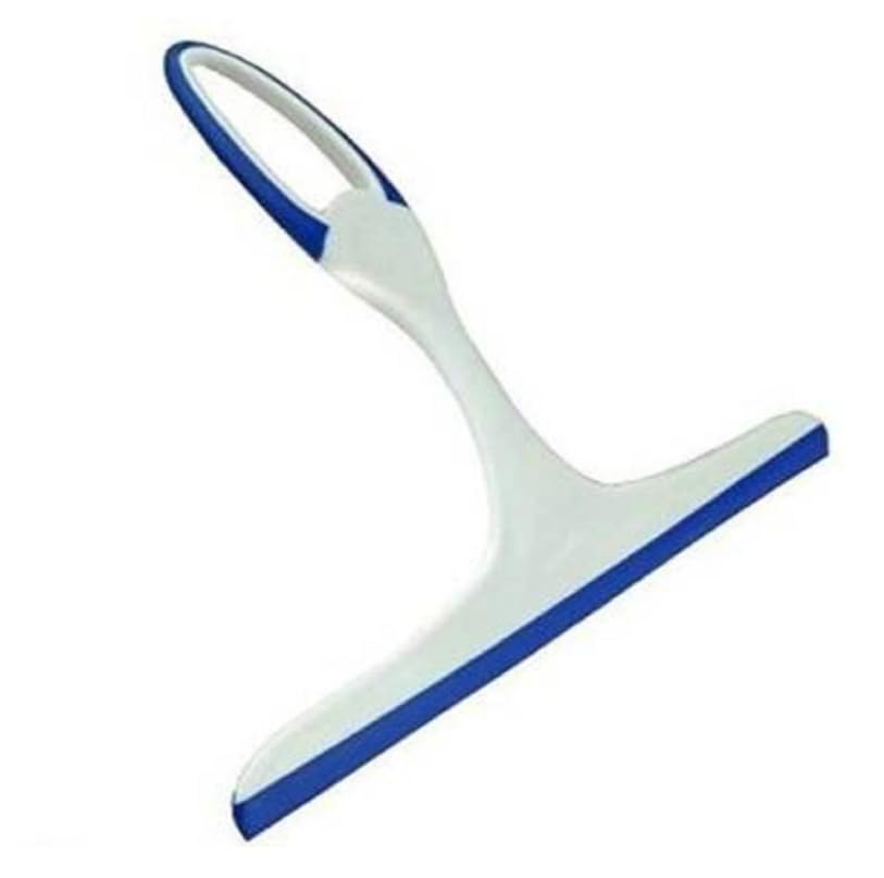 Image of Platfrom and Glass Plastic Wiper | Featuring Dual-Purpose Design, Rubberised Handle for Comfortable Grip, Hanging Provision | Ideal for Home, Kitchen & Office | Pack of 1