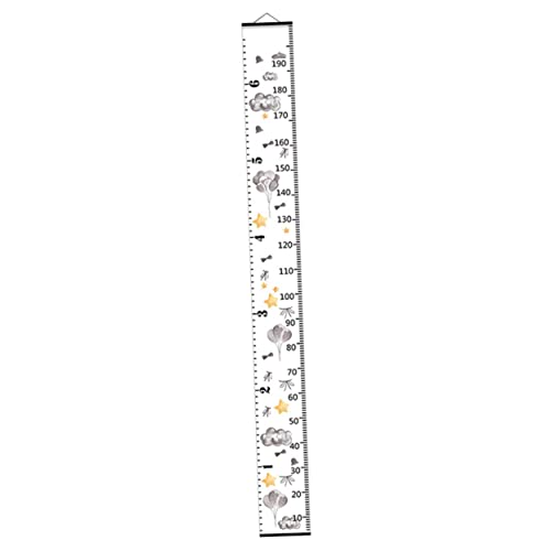 IWOWHERO Mounted Growth Ruler for Kids Wall Height Chart Kids Height Measurement for Wall
