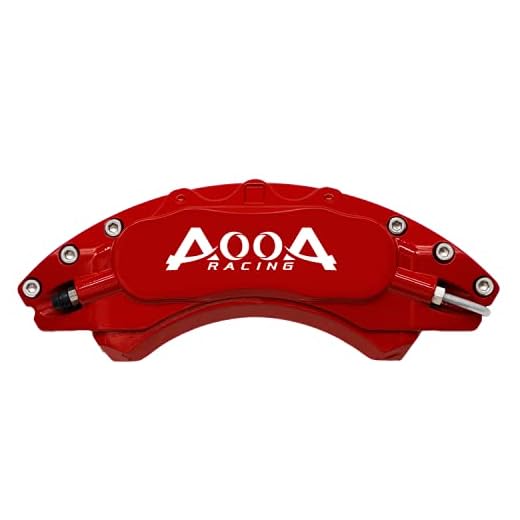 AOOA Brake Disc Aluminum Red Caliper Cover Fits Different Car (set of 4)